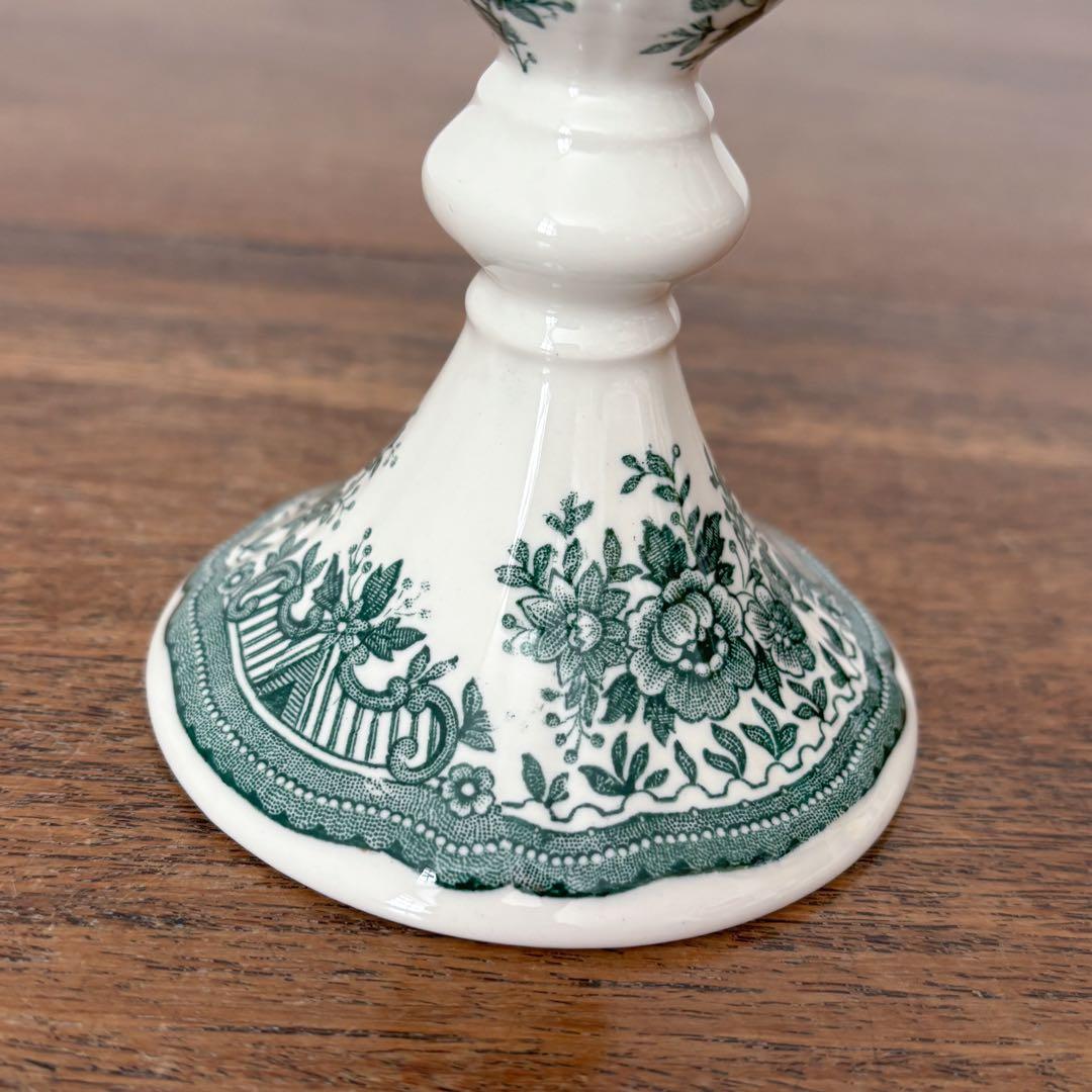 【ドイツ Villeroy & Boch陶器のキャンドルスタンド】ヴィンテージ