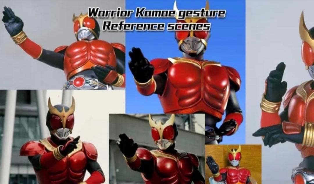 【新品】フィギュアーツ真骨彫専用　クウガ赤目発光ヘッド＋マイティ用構え手首セット