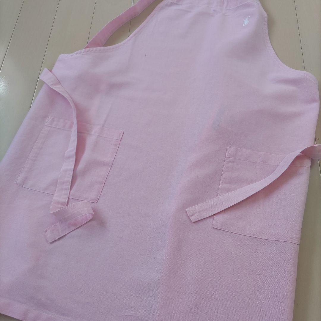 ラルフローレン RALPHLAUREN コットン エプロン ピンク 2枚