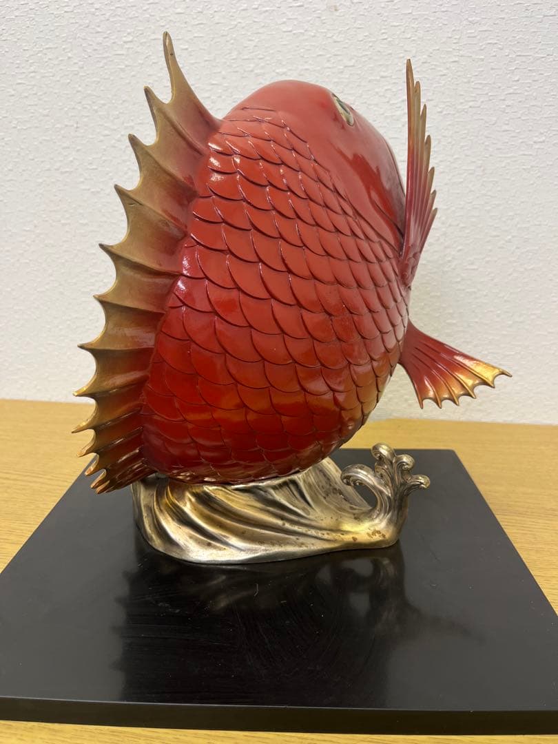 鯛　開運招福　縁起物　金運アップ　真鍮　置物　インテリア