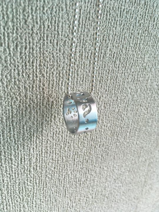 肉球+ネームリング 試作品 aQua