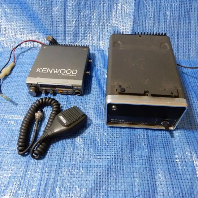 KENWOOD FMトランシーバー 安定化電源付き