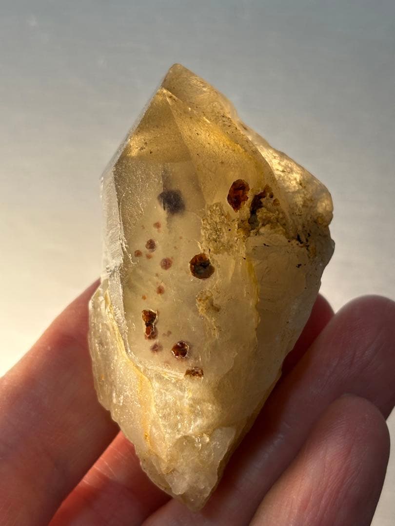 お取置き　レア　スペサルティンガーネットインシトリン　82g 天然石