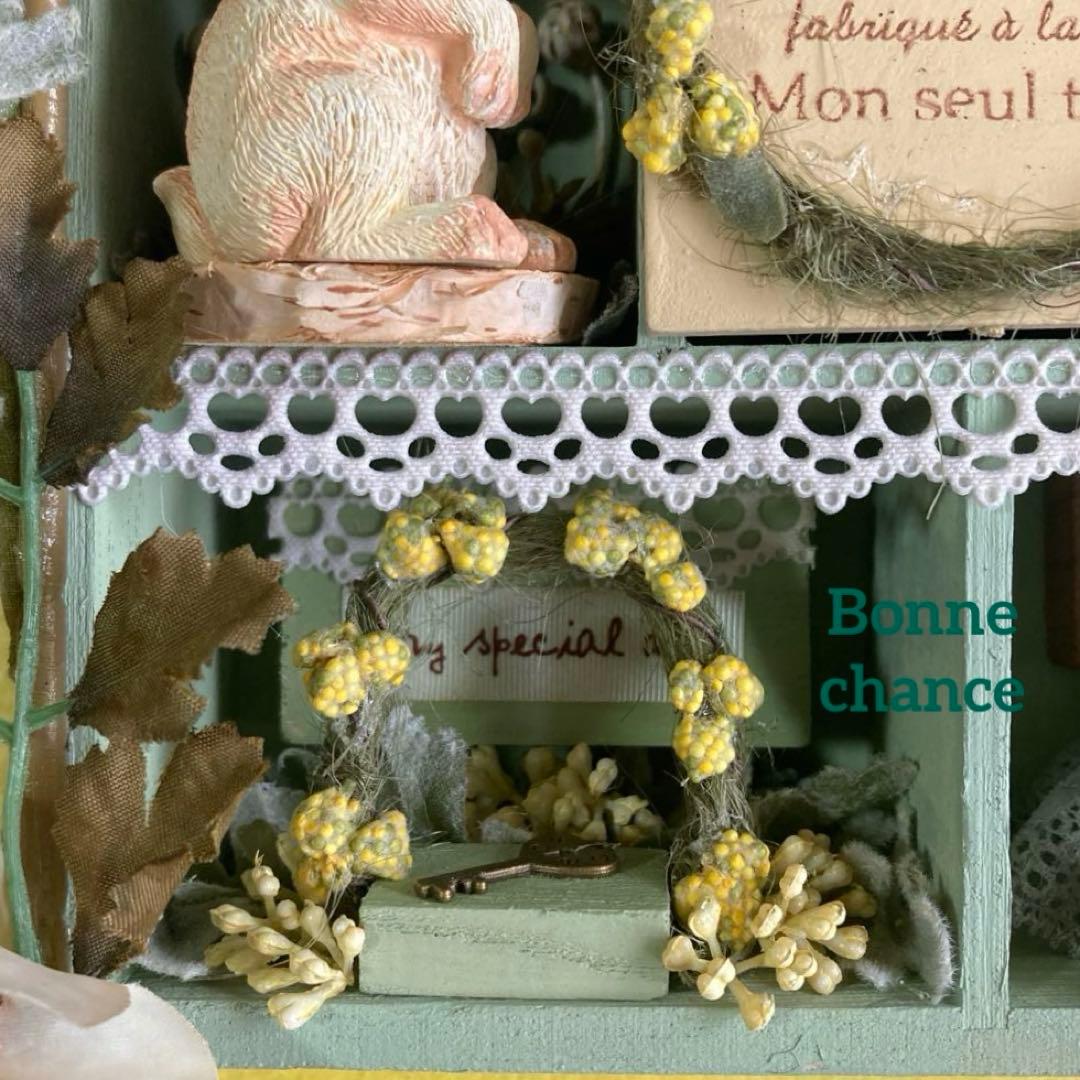 イースターリース　ドールハウス　ナチュラルリース　ハンドメイド　インテリア　家