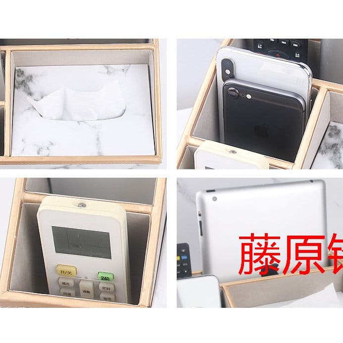 卓上収納ボックス　レザー　引き出し　コンパクト　ティッシュボックス　持ち運びo