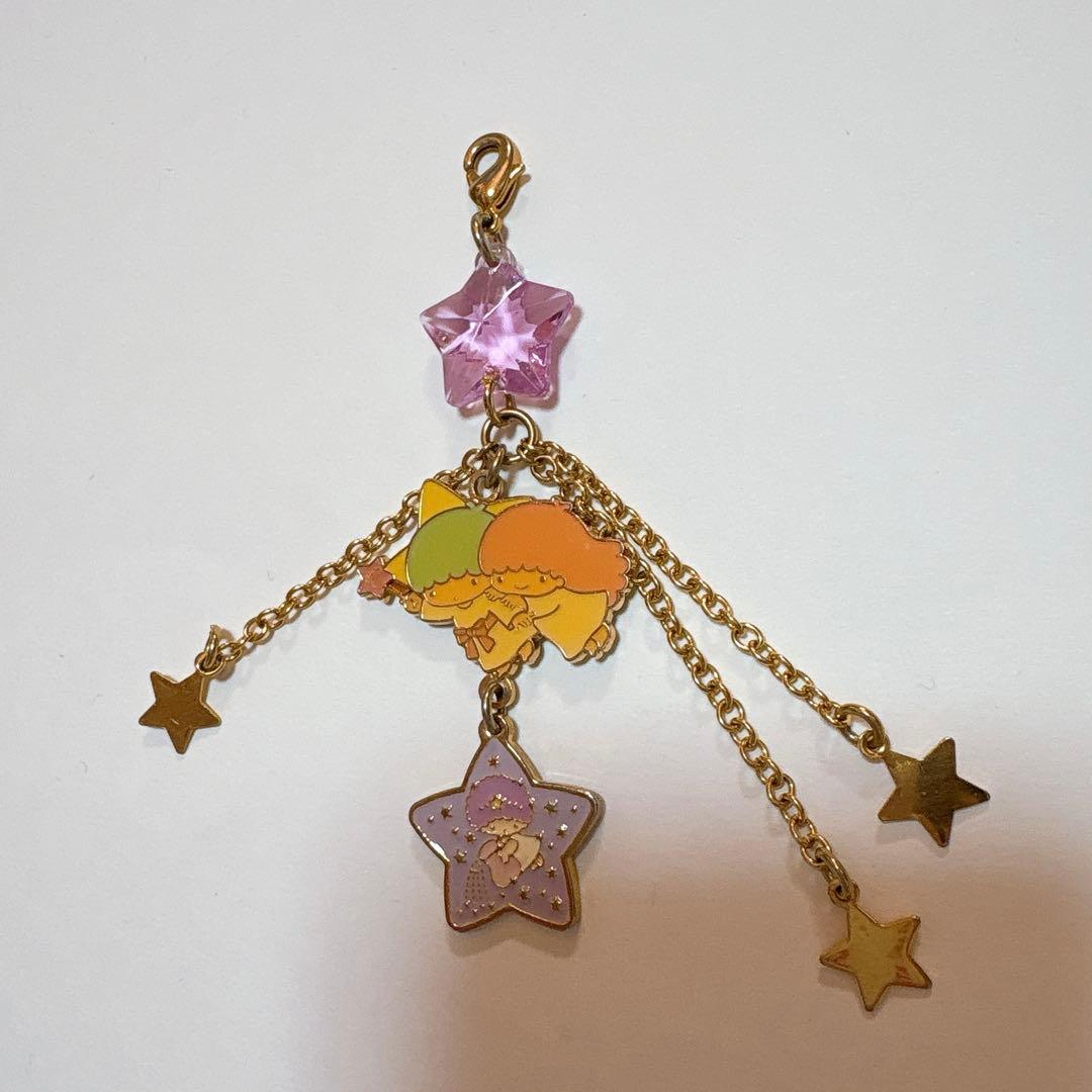 リトルツインスターズ　キーホルダーチャーム　キキララ　平成レトロ　サンリオ　レア