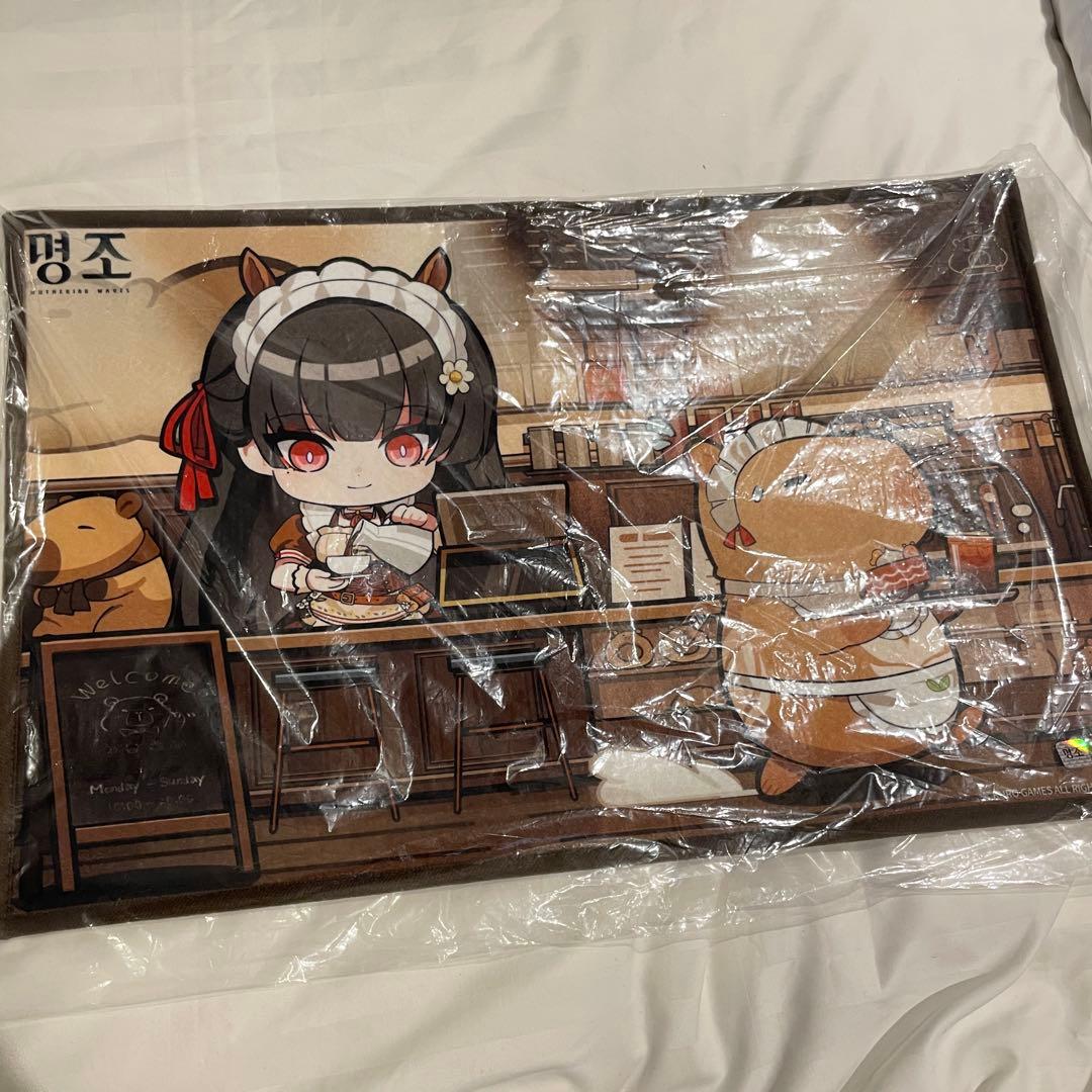 【韓国限定】鳴潮　コラボカフェ　千咲　ラグマット　新品