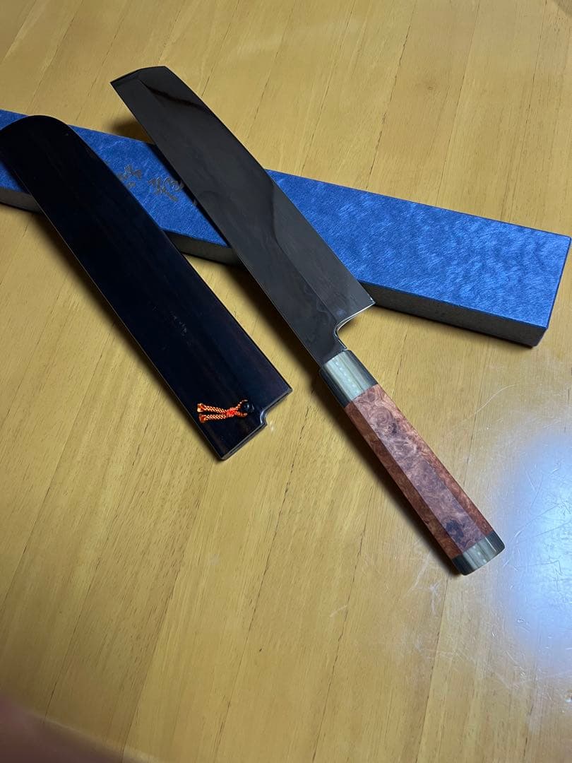 池田美和作　水本焼き鱧切包丁