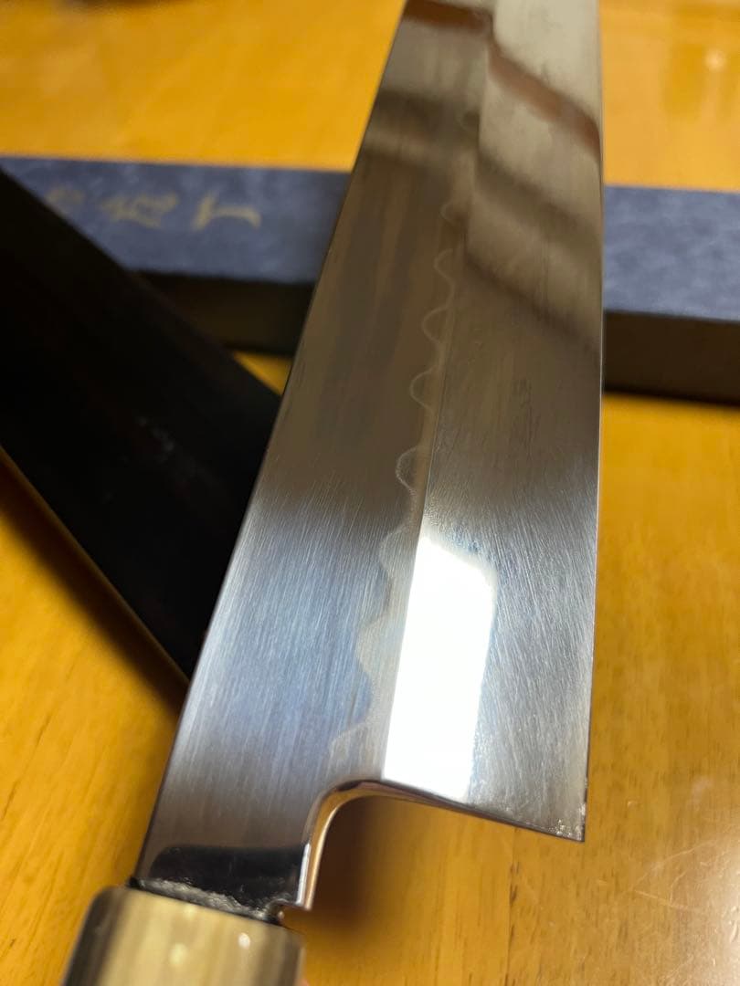 池田美和作　水本焼き鱧切包丁