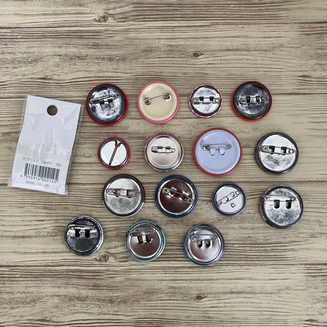 ちゃおキャラバッジ&ポーチと平成レトロ缶バッジまとめ売り