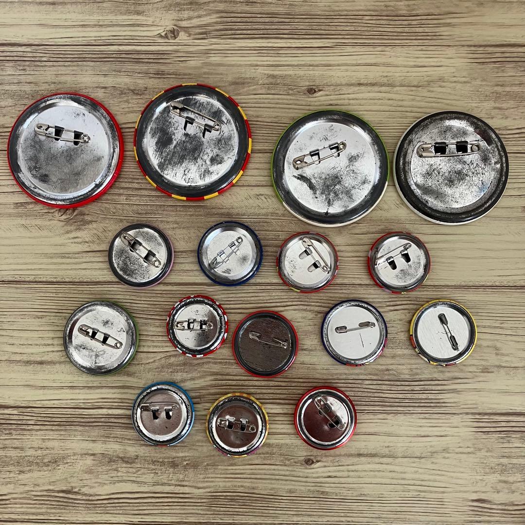 ちゃおキャラバッジ&ポーチと平成レトロ缶バッジまとめ売り