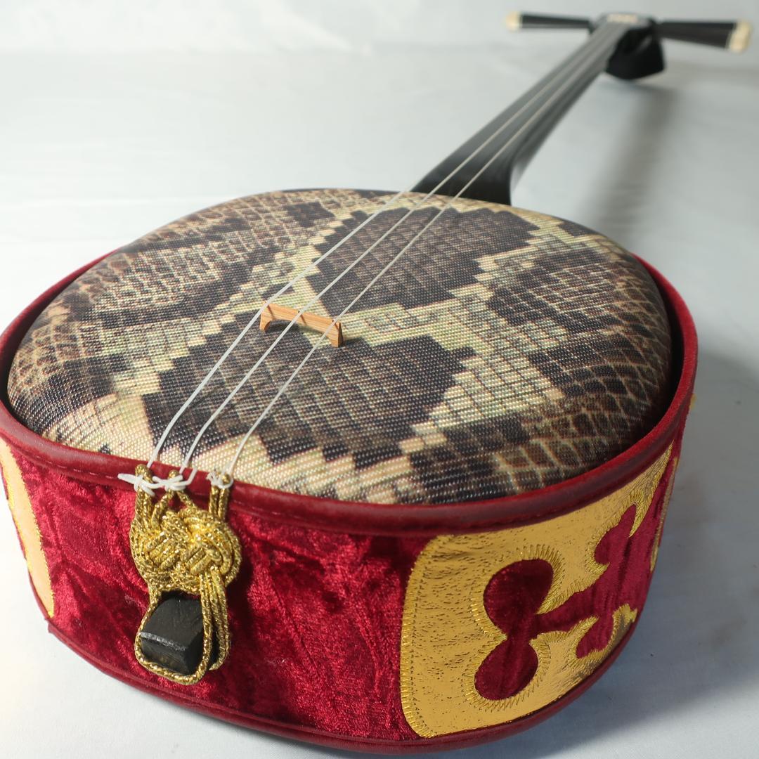 沖縄三線 ハードケース付 爪 予備弦 付属 和楽器