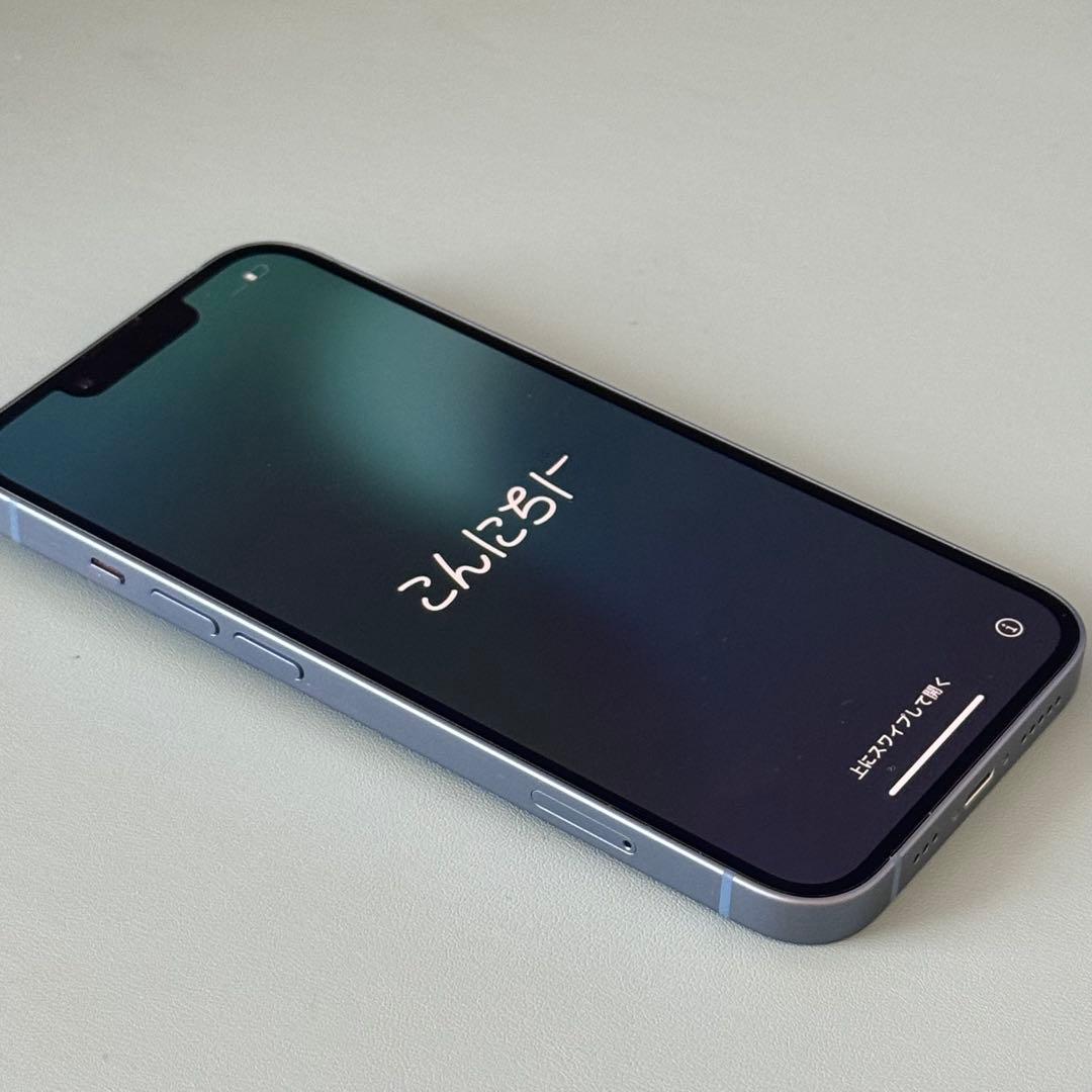 【最終値下げ】iPhone14 512GBブルー/SIMフリー/箱ケーブル付