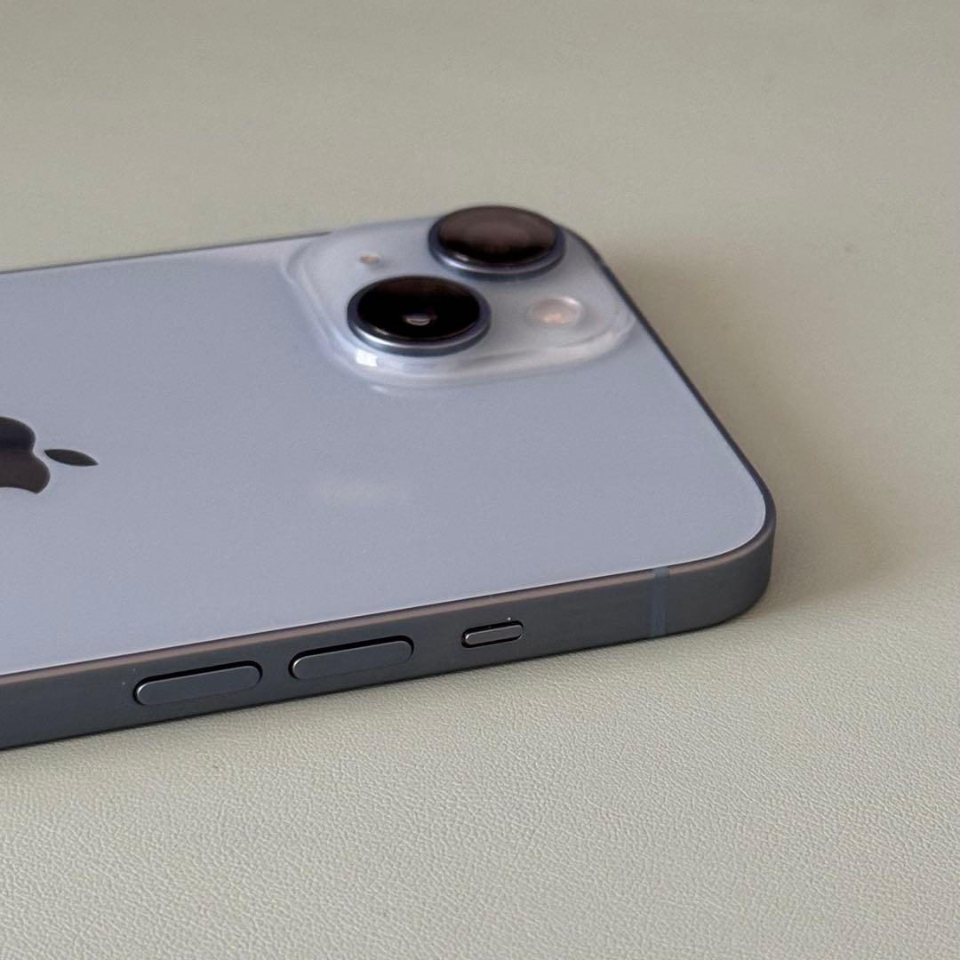 【最終値下げ】iPhone14 512GBブルー/SIMフリー/箱ケーブル付