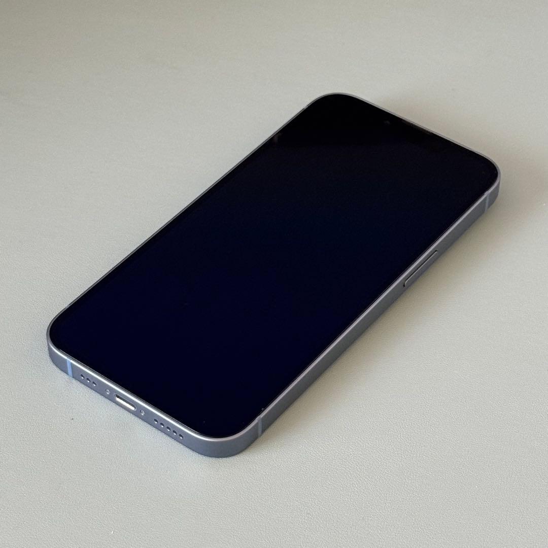 【最終値下げ】iPhone14 512GBブルー/SIMフリー/箱ケーブル付