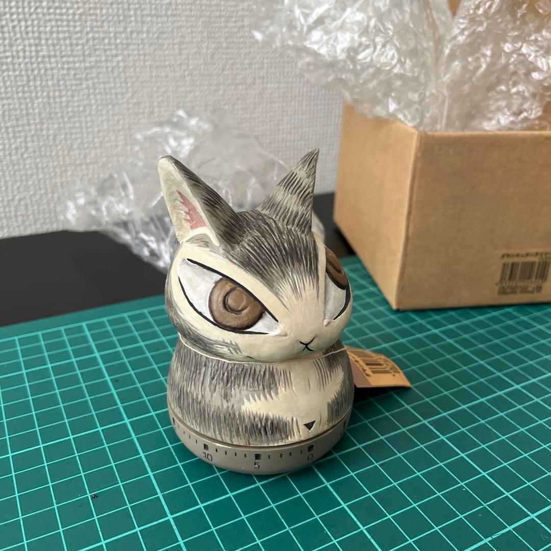わちふぃーるど　ダヤンのキッチンタイマー　高さ10cm アンティーク