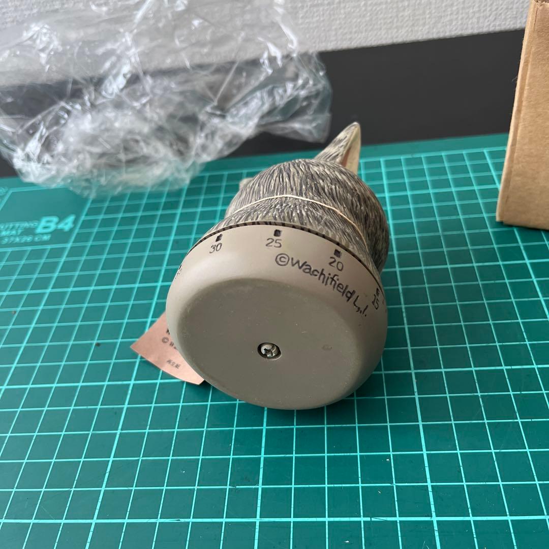 わちふぃーるど　ダヤンのキッチンタイマー　高さ10cm アンティーク