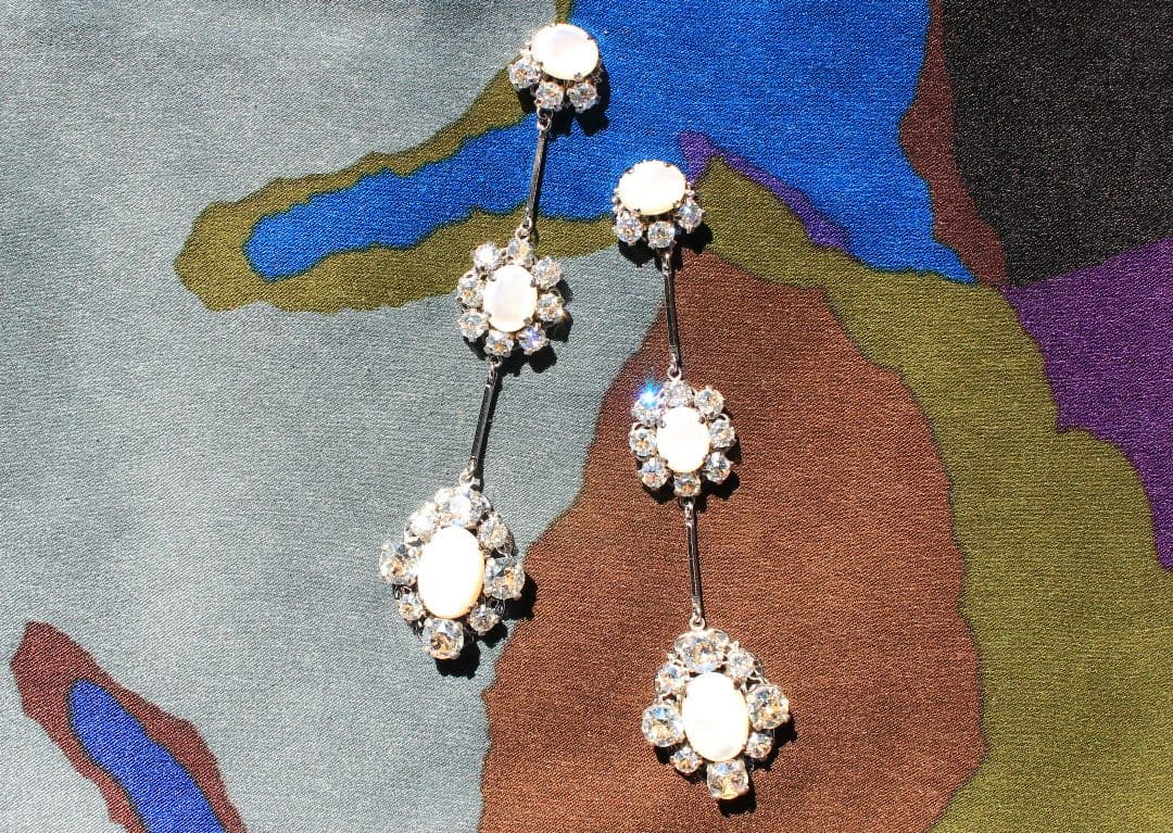 囲みシリーズ ロング ブライダル ウェディング アクセサリー 白蝶貝