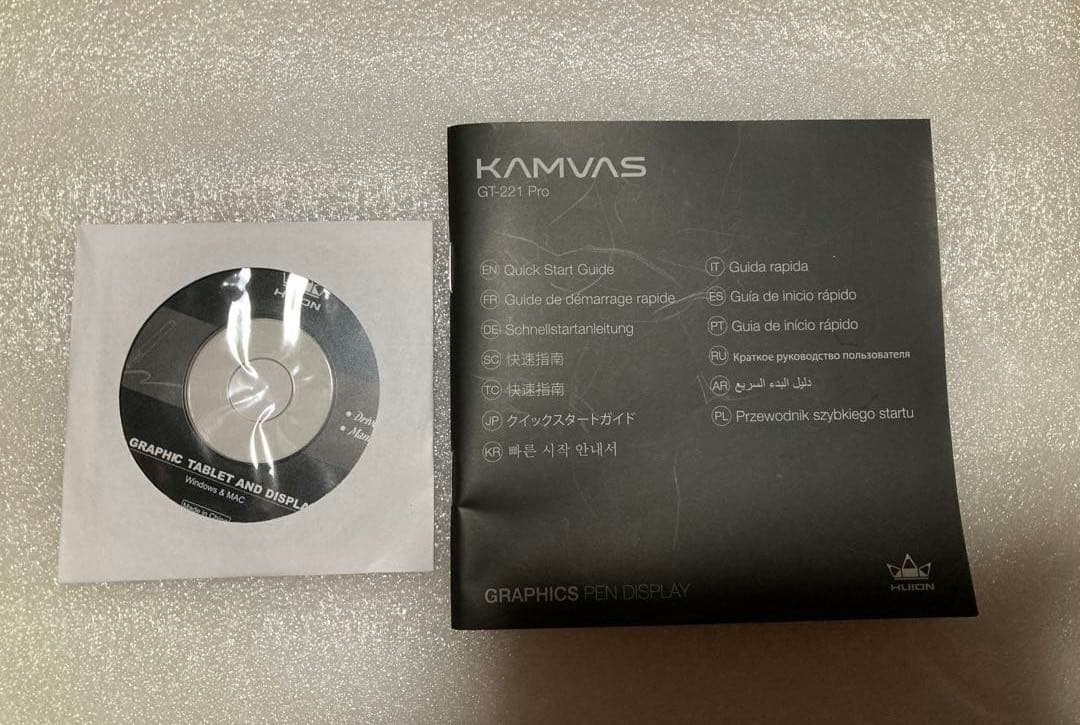 Huion Kamvas GT-221Pro 液晶ペンタブレット　訳アリジャンク