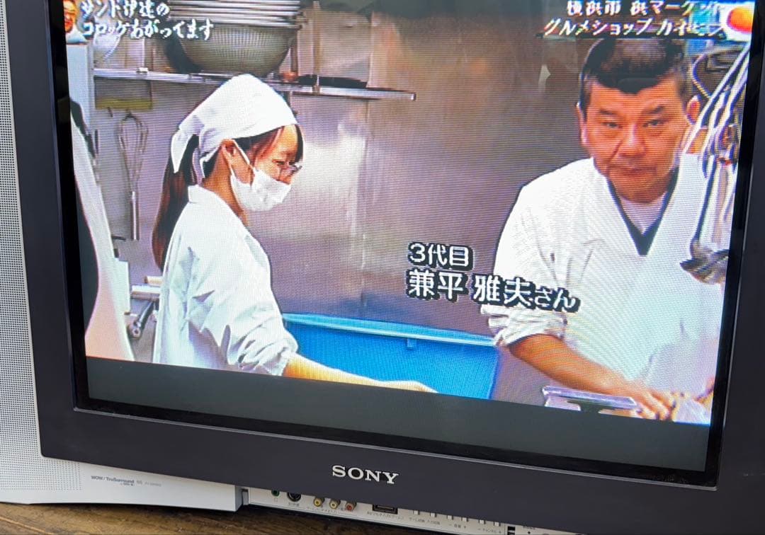 SONY ブラウン管テレビ フラットスクリーン