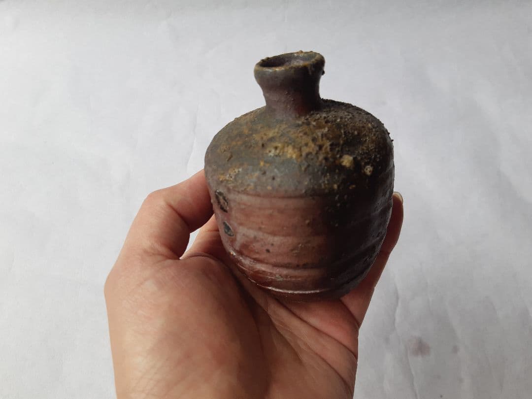 古備前　壺　一輪挿し