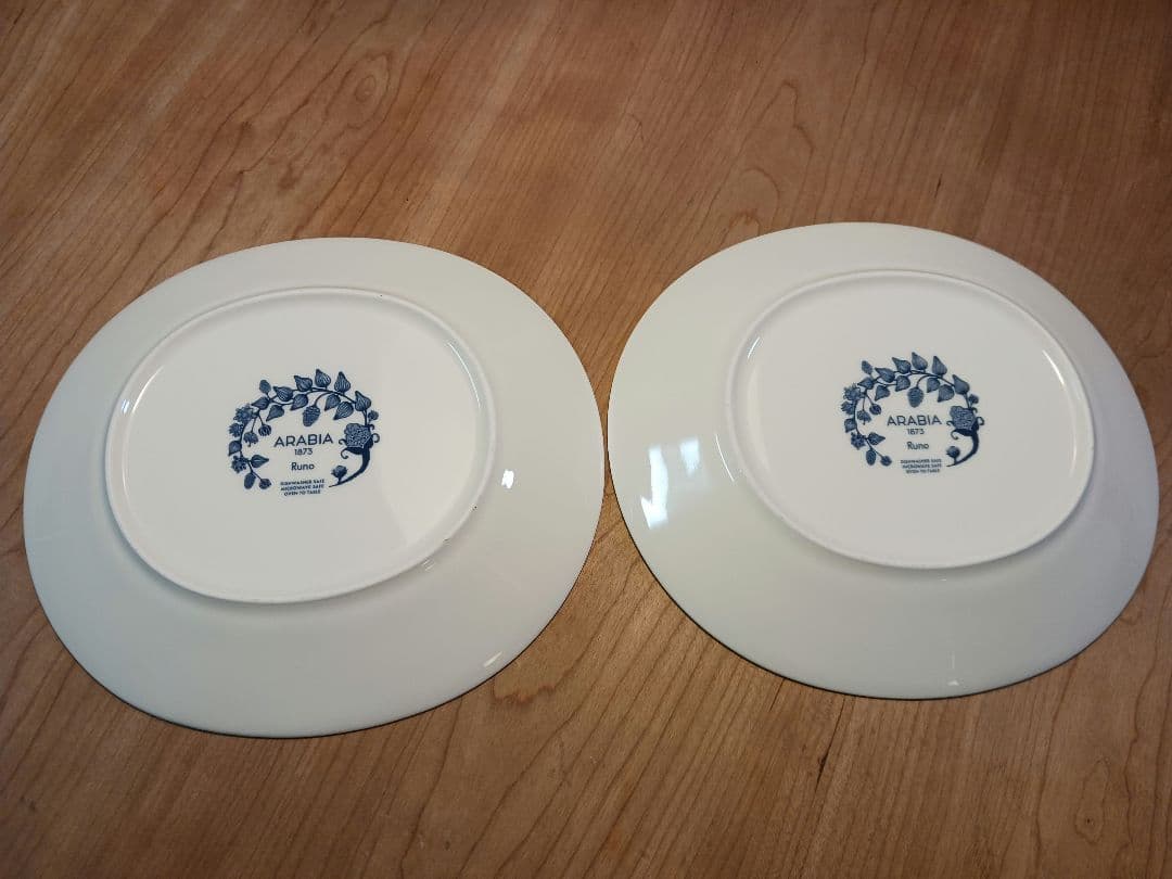 ③ルノ フロストベリー オーバール プレート 25㎝ 2枚セット