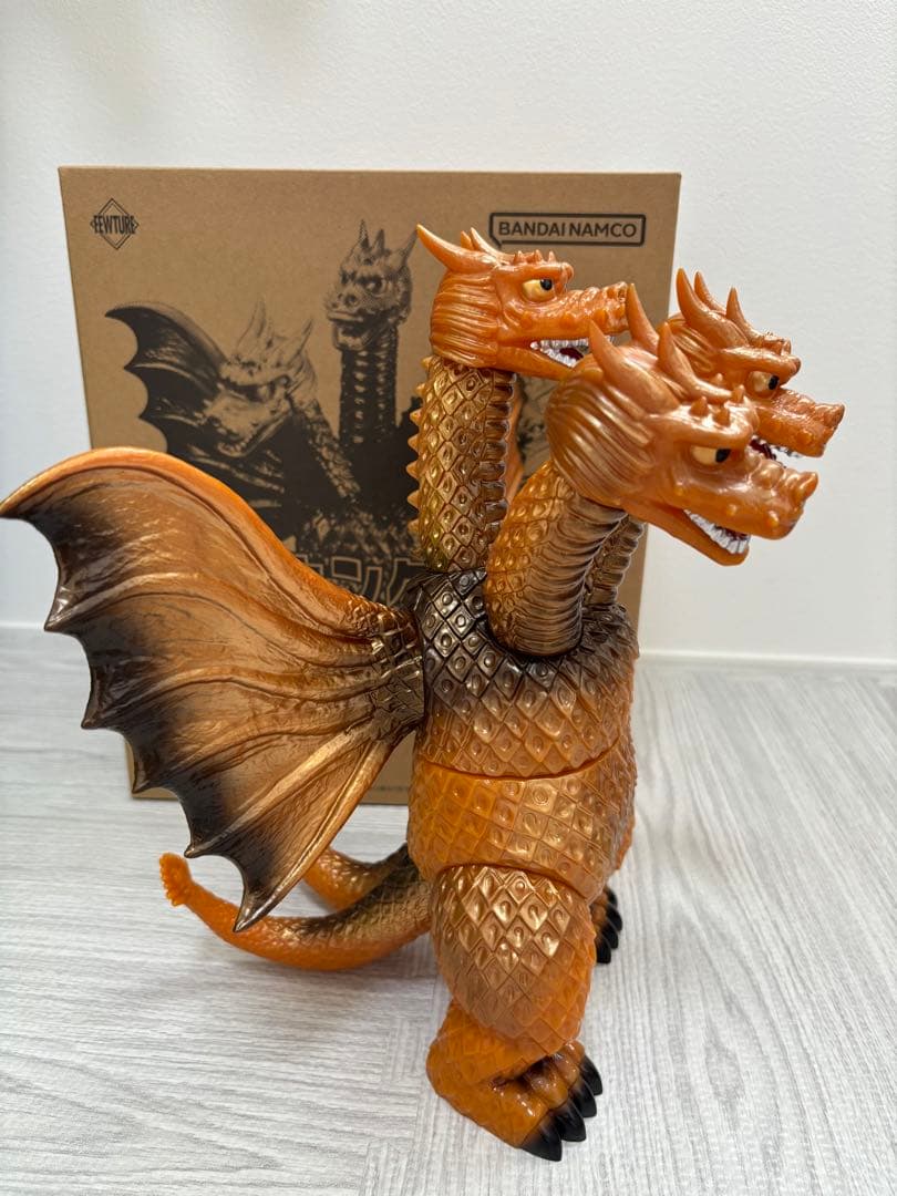 グレートザウルス キングギドラ ソフビ フィギュア ゴジラ バンダイ ポピー