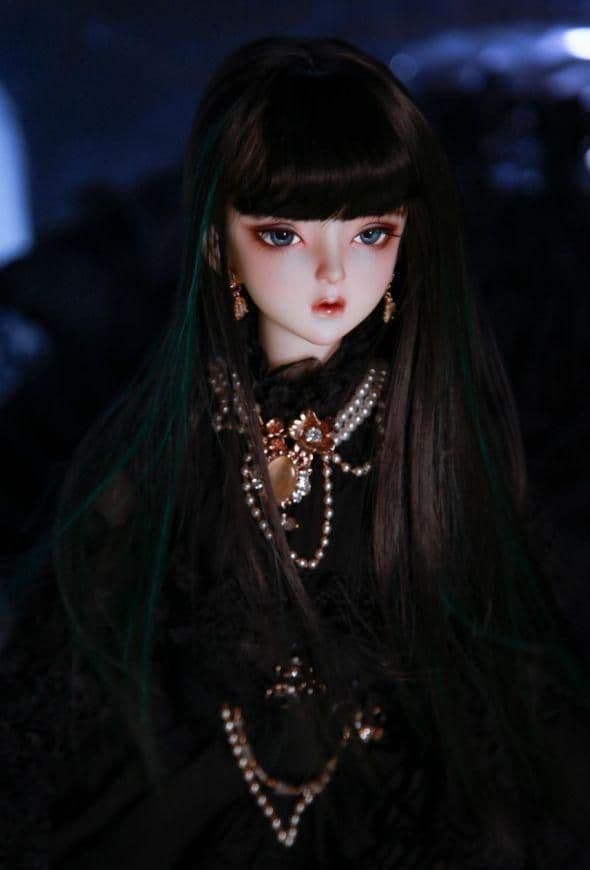 R22 BJD 1/3 人形 ドール　用ウィッグ カツラ 耐熱 ハンドメイド