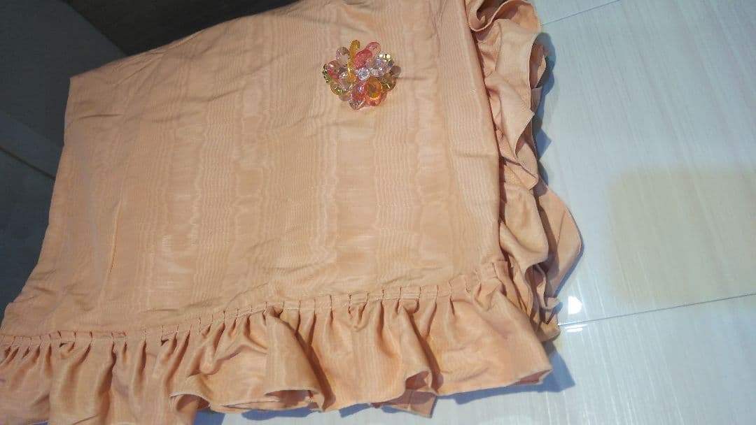 モアレ柄　姫　カーテン