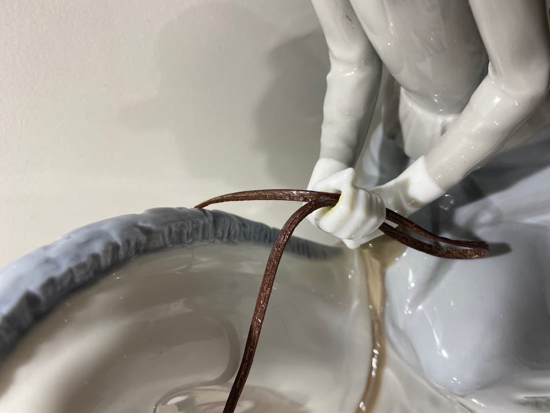 LLADRO リヤドロの　白い馬の少女