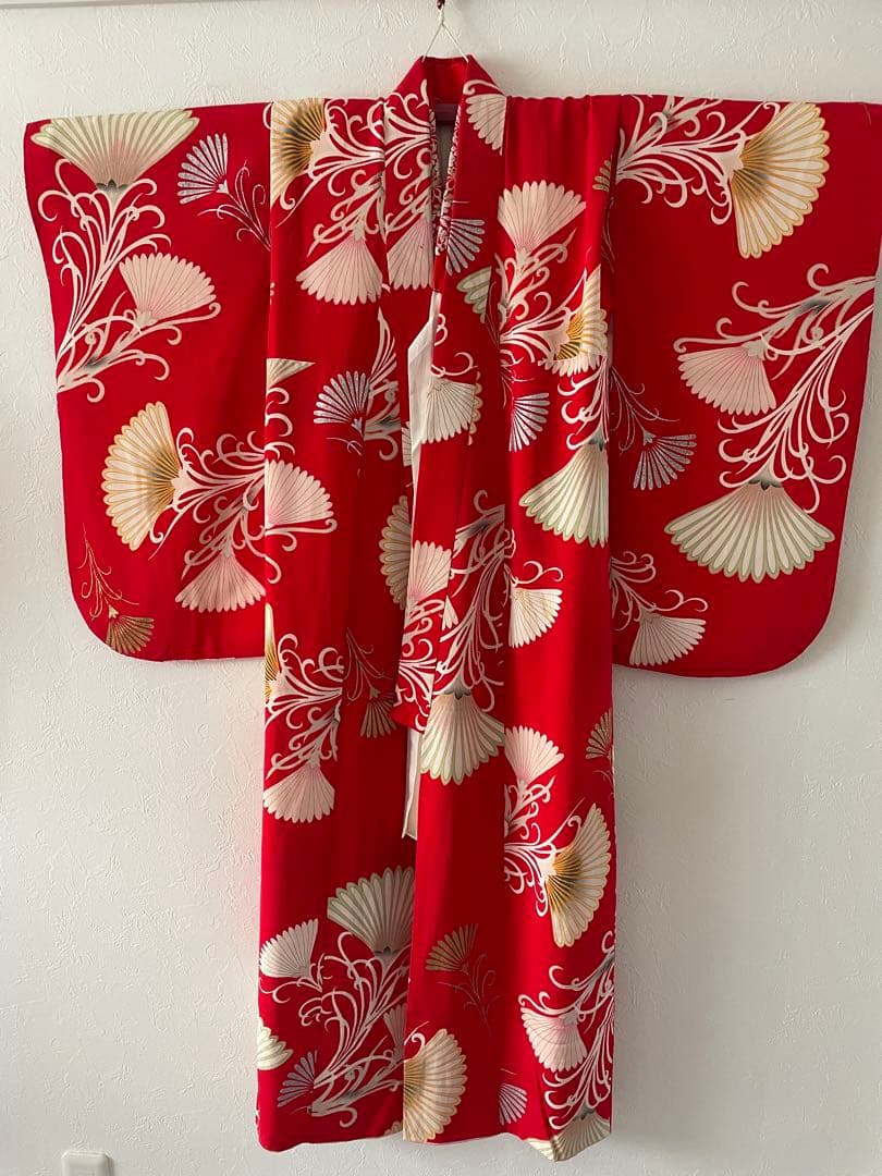 七五三　7歳　8歳　アンティークお着物セット