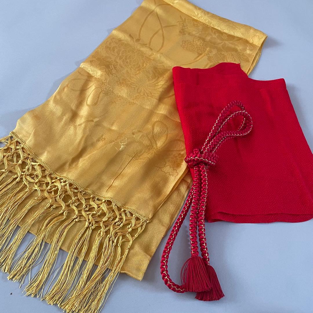 七五三　7歳　8歳　アンティークお着物セット