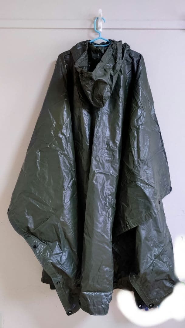米軍放出品 レインポンチョ ベトナム戦争 未使用品