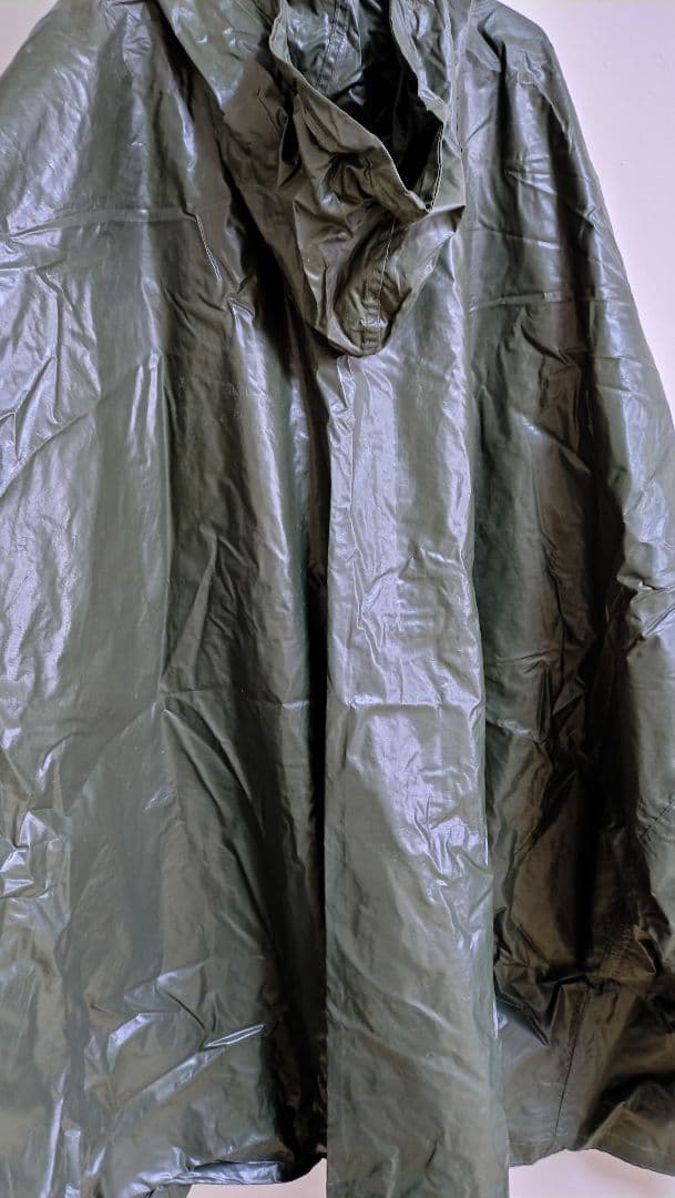 米軍放出品 レインポンチョ ベトナム戦争 未使用品