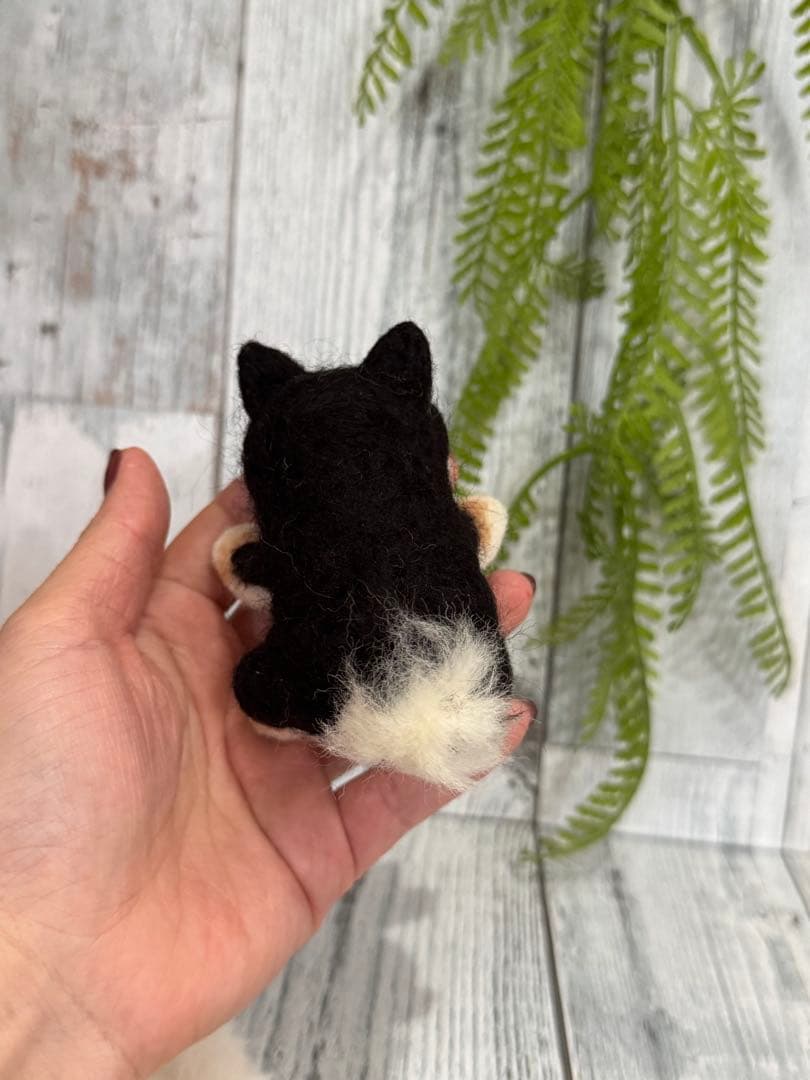 うちの子ベア　柴犬　羊毛フェルト　マスコット　ペット　犬