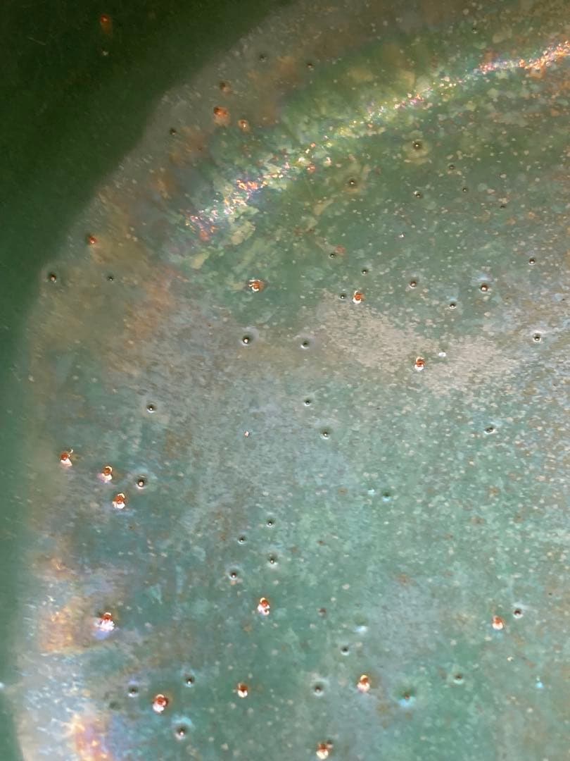 値下げ！未使用！鳥取民藝　中井窯　深鉢　染め分け大皿　24cm 飾り皿　牛ノ戸焼