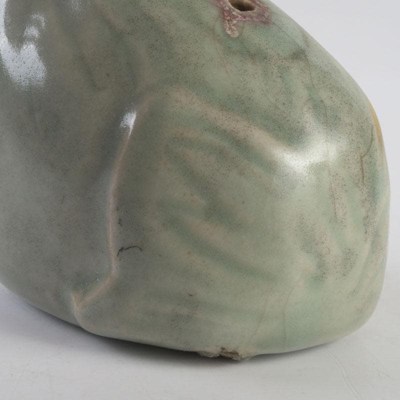 中国　龍泉窯　青磁　神獣　水滴　水注　時代箱　V　9991