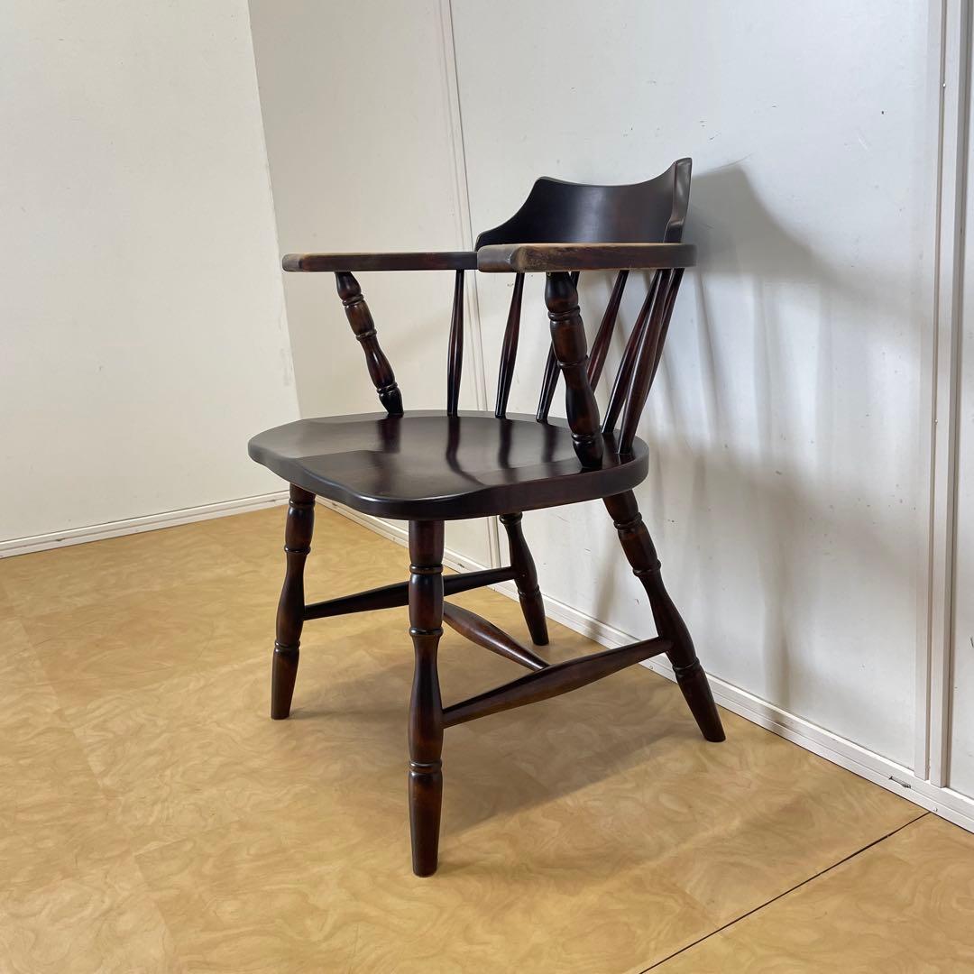 北海道民芸家具 アームチェア② キャプテンチェア ウィンザー 椅子 チェア イス