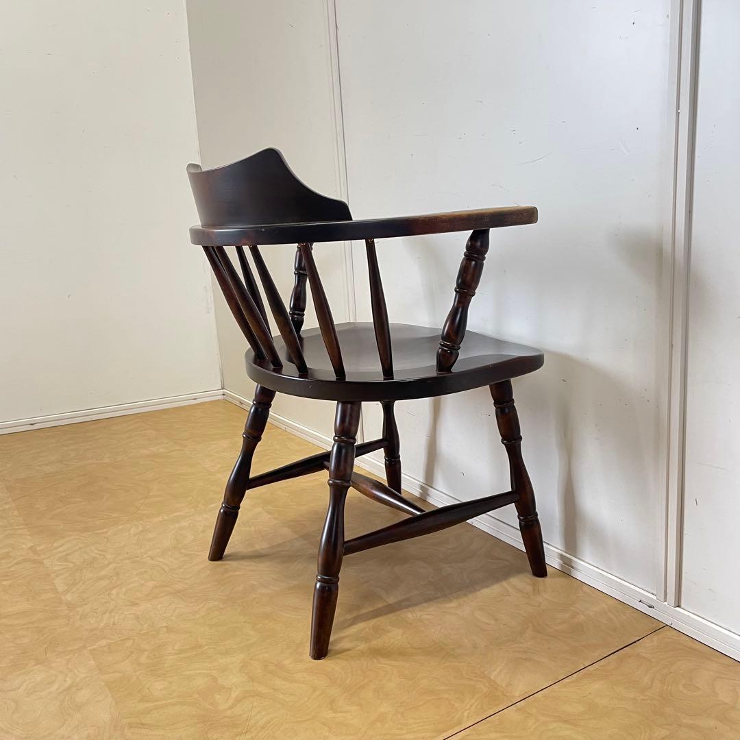 北海道民芸家具 アームチェア② キャプテンチェア ウィンザー 椅子 チェア イス
