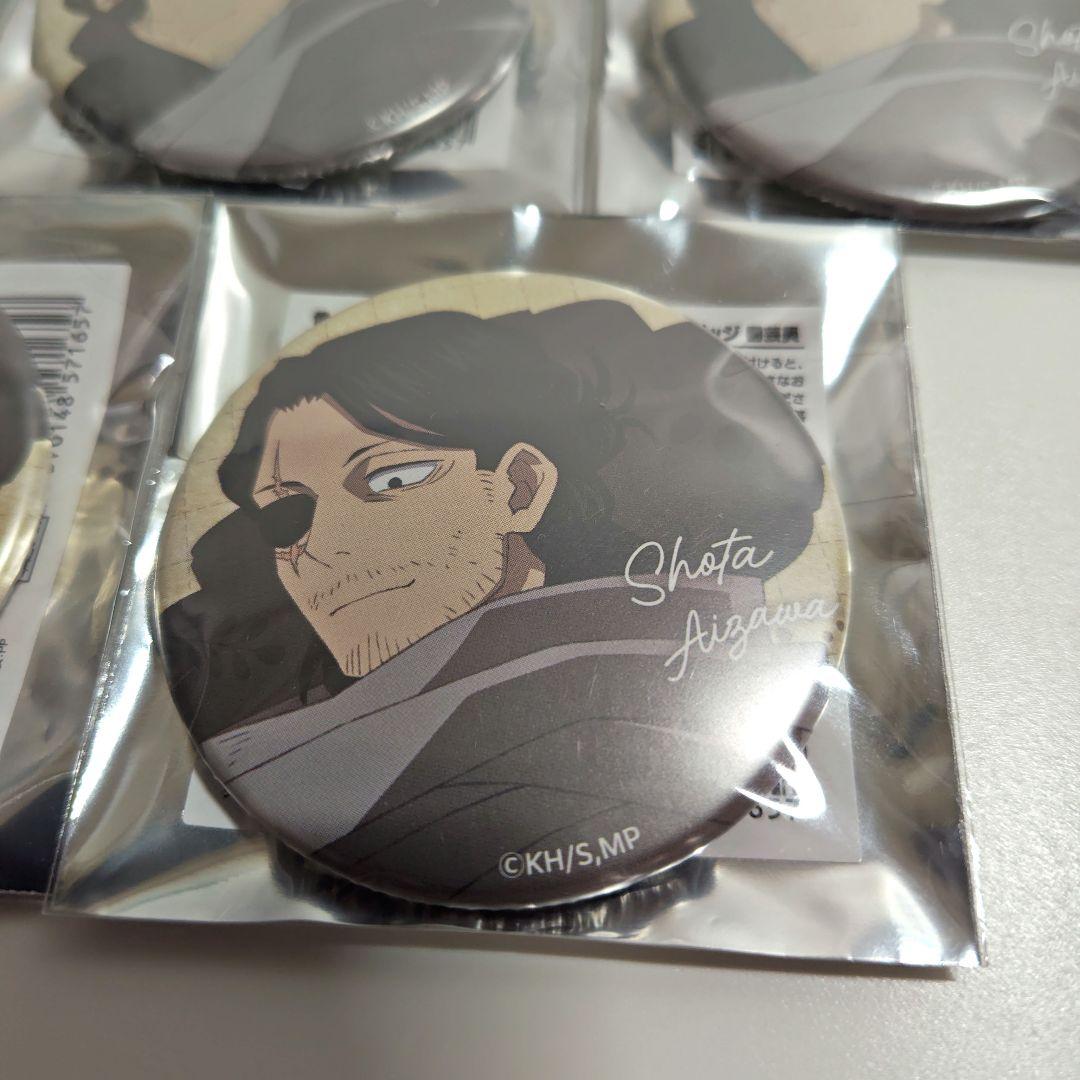 僕のヒーローアカデミア マット缶バッジ 園芸員 相澤消太6個