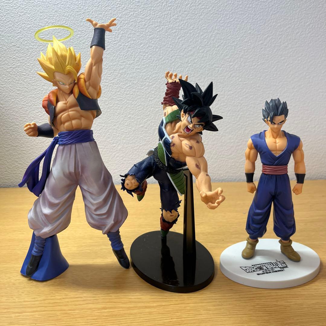 ドラゴンボールフィギュア 孫悟飯、ゴジータ、バーダック