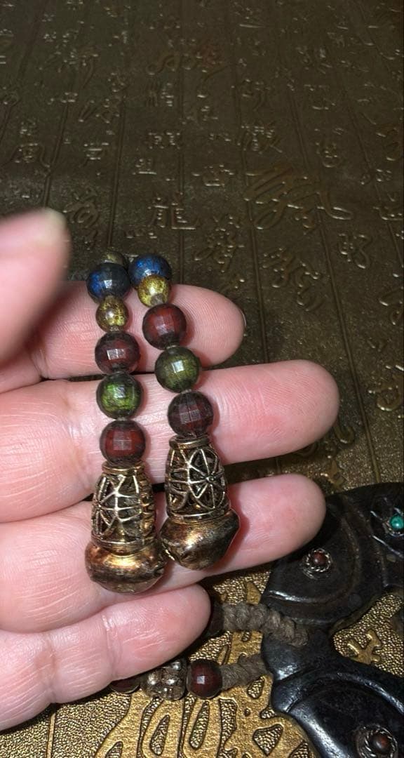 チベットお守り トクチャ タシタゲ セルニャ 八吉祥 双魚 壁飾り 輪廻 魔除け