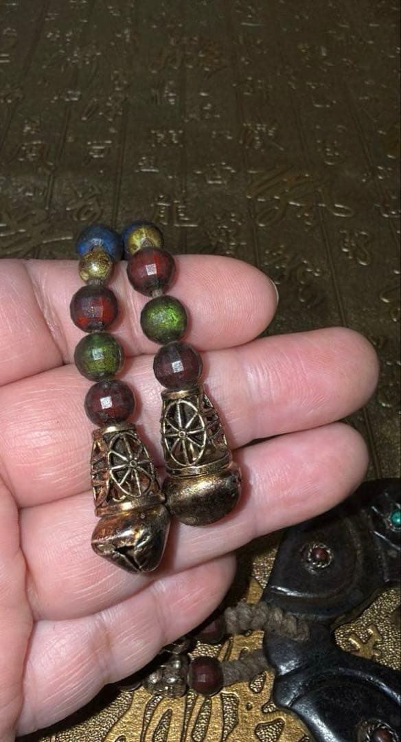 チベットお守り トクチャ タシタゲ セルニャ 八吉祥 双魚 壁飾り 輪廻 魔除け