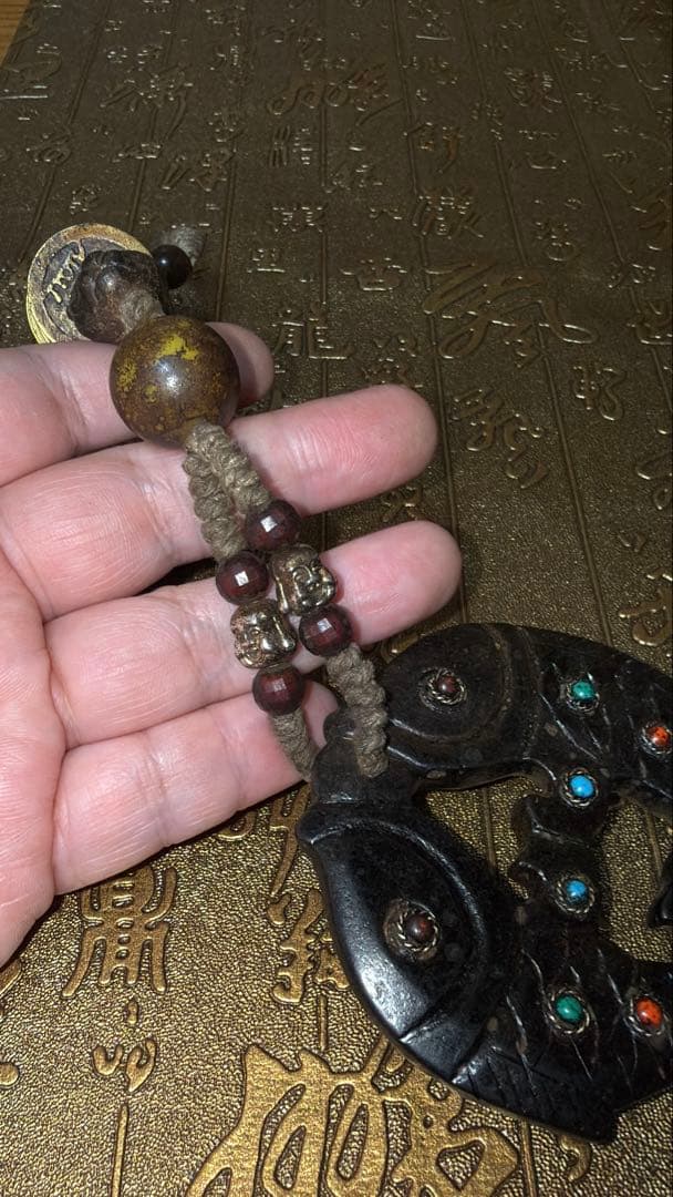チベットお守り トクチャ タシタゲ セルニャ 八吉祥 双魚 壁飾り 輪廻 魔除け