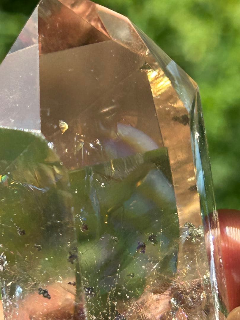 高品質ガーデンシトリンポリッシュアイリスクォーツ水晶天然‼️大特価SALE