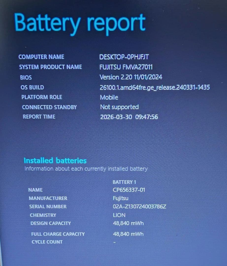 富士通LIFEBOOK A748 Corei7 Win11