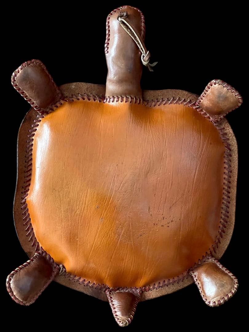 希少⭐️毛沢東・中華人民共和国⭐️革ぬいぐるみ⭐️亀・カメ⭐️1950年代