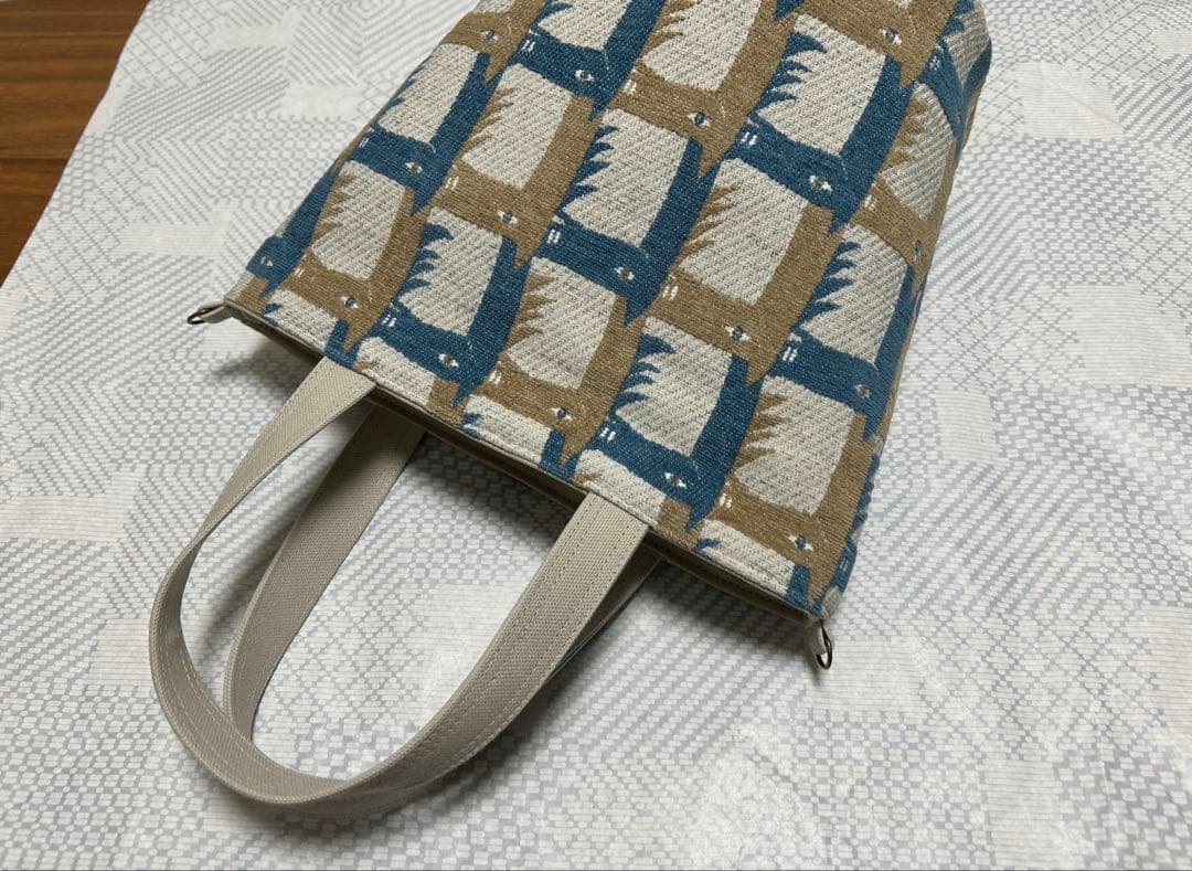 ハンドメイド＊ミナペルホネン＊新色thoroughbred＊バケツトート