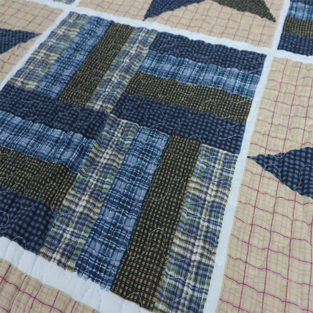 キルトベッドカバー3点セット綿マルチカバー キルティング WJX