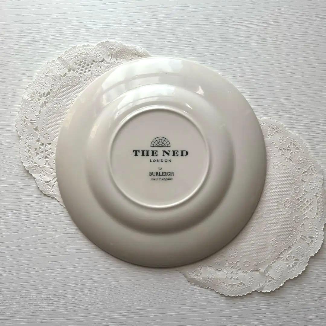 バーレイ プレート　バーレイ グリーン　ハイビスカス　burleigh